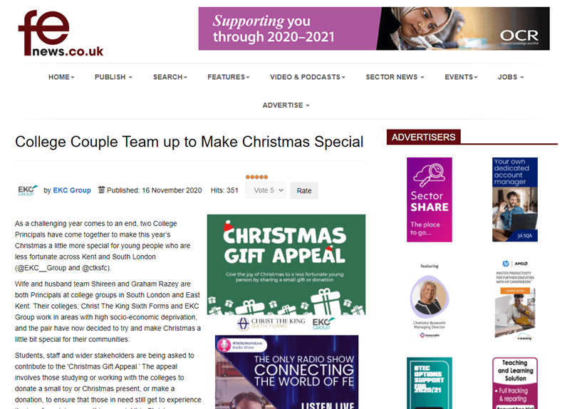 Christmas Gift Appeal